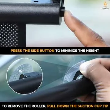 EcoNour Car Window Shades for Baby - Retractable UV Protection