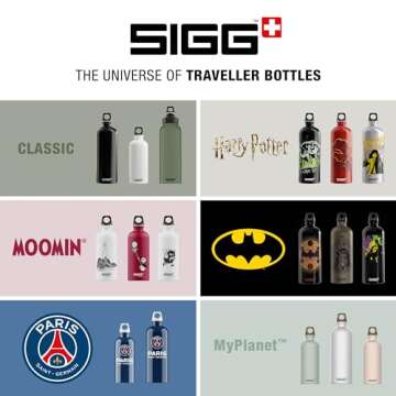 SIGG - Aluminum Water Bottle - Traveller - Made in Switzerland - Carbonated Drinks - Recycled - BPA-Free - 20Oz / 34Oz