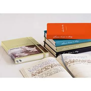 Leuchtturm1917 Some Lines A Day 5 Year Memory Book Hardcover Journal - Medium (A5) 5.71" x 8.27" - Orange