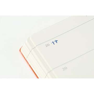 Leuchtturm1917 Some Lines A Day 5 Year Memory Book Hardcover Journal - Medium (A5) 5.71" x 8.27" - Orange