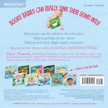 Indestructibles: Twinkle, Twinkle, Little Star: Chew Proof · Rip Proof · Nontoxic · 100% Washable (Book for Babies, Newborn Books, Safe to Chew)