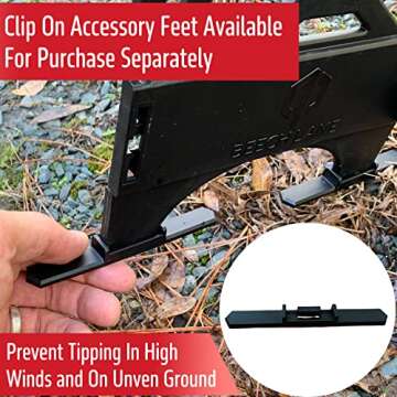 Beech Lane 20 Foot RV Sewer Hose Support, Patented Nesting Design For Small Storage, Quick Setup and Collapse, Ensures Proper Drainage