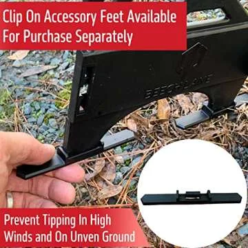 Beech Lane 20 Foot RV Sewer Hose Support, Patented Nesting Design For Small Storage, Quick Setup and Collapse, Ensures Proper Drainage