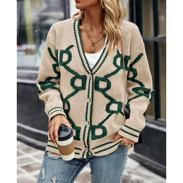 Stylish Chunky Knit Cardigan for Women - Cozy & Versatile