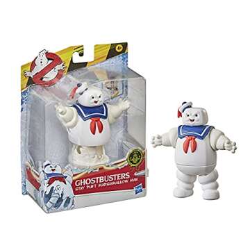 Ghostbusters Fright Feature Stay Puft Marshmallow Man Ghost Figure with Fright Feature, Toys for Kid...