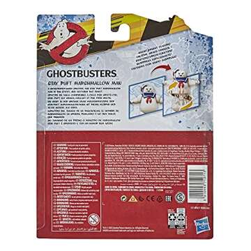 Ghostbusters Fright Feature Stay Puft Marshmallow Man Ghost Figure with Fright Feature, Toys for Kids Ages 4 and Up