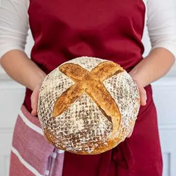 Bulka Large Round Banneton Bread Proofing Basket Pressed Wood Pulp, Sourdough Proofing Basket - Non-Stick Bread Proofing Bowl Sourdough Bread Baking Supplies, Made in Germany.