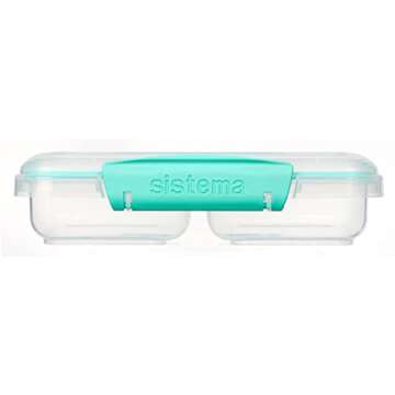 Sistema 11.8 Ounce Small Split Storage Container (Colors may vary)