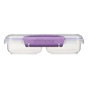Sistema 11.8 Ounce Small Split Storage Container (Colors may vary)