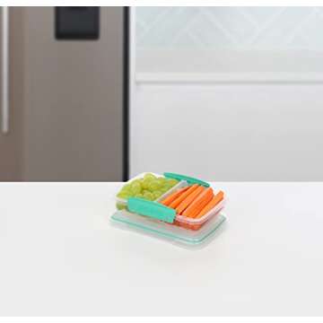 Sistema 11.8 Ounce Small Split Storage Container (Colors may vary)