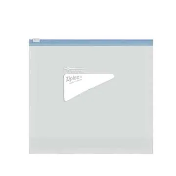 Ziploc Easy Zipper Storage Bags, Gallon Size, 15-Pack