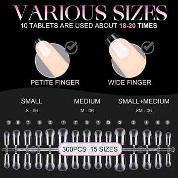 Gelike EC Soft Gel Nail Tips for Easy Home Extensions