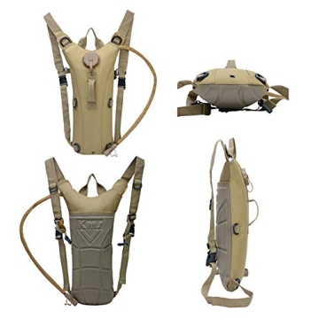 Roaring Fire Tactical Hydration Pack Water Rucksack Backpack with 3L BPA Free Hydration Water Bladde...