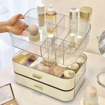 MIUOPUR Makeup Organizer for Chic and Organized Beauty