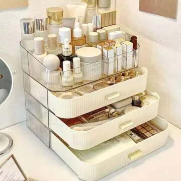 MIUOPUR Makeup Organizer for Chic and Organized Beauty