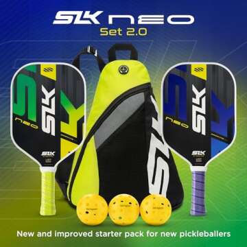 SLK Neo Pickleball Paddles | Lightweight & Durable Set