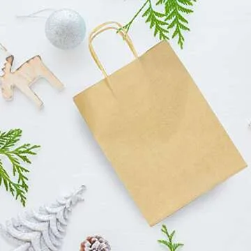 JOYIN 80 PCS Kraft Gift Bags – Eco-Friendly & Customizable