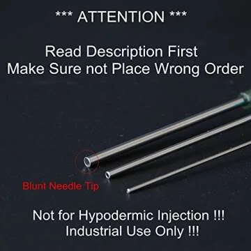 BSTEAN Syringe Blunt Tip Needles Caps Refilling and Measuring Liquids, Adhesives, Oil or Glue Applicator (1ml, 3ml, 5ml, 10ml, 20ml)
