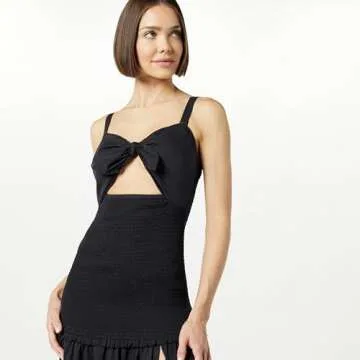 The Drop Women’s Convertible Strapless Smocked Waist Maxi Dress, Black, XS