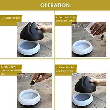 Aviano Ultrasonic Essential Oil Diffuser & Humidifier Combo