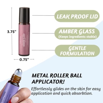 Folkulture Essential Oil Roll On Set - Calming Gift for Sleep