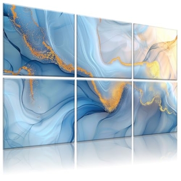 HIRESC 6 Pack Art Acoustic Panels - Stylish Soundproofing for Any Room