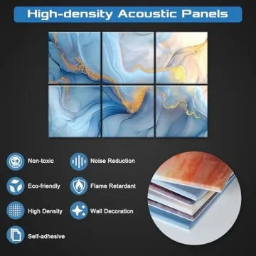HIRESC Art Acoustic Panels Stylish Soundproofing Solution