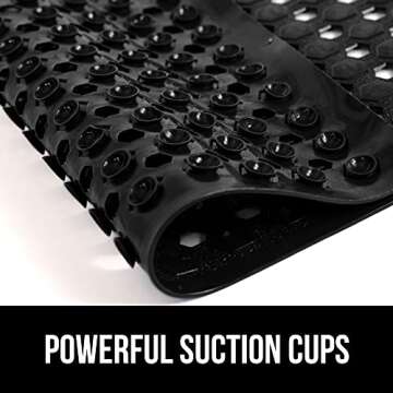 Gorilla Grip Shower Mat – Non-Slip Safety with Drain Holes