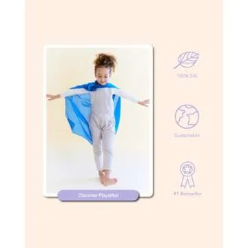 Sarah's Silks Royal Blue Playsilk - 100% Silk, Waldorf Toys, Bright Colored Play Scarves for Toddlers to use for Pretend Play | Montessori Toy for Kids