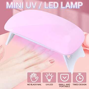 Cooserry Acrylic Nail Kit with Drill and UV Light