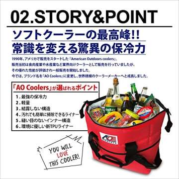 AO Coolers Traveler Original Soft Cooler with High-Density Insulation, Black, 24-Can