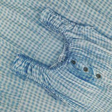 OSTOO Women's 2024 Summer Boho Floral Print Tiered Casual Flowy Long Maxi Dress(Blue Plaid,M)