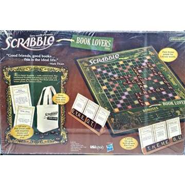 Book Lover's Scrabble for Wordplay and Fun with Friends