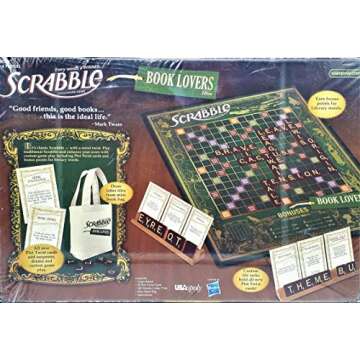 Book Lover's Scrabble for Wordplay and Fun with Friends
