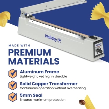 Wallaby Impulse Sealer - 16" Heavy Duty Mylar Sealer