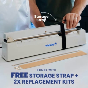 Wallaby Impulse Sealer - 16" Heavy Duty Mylar Sealer