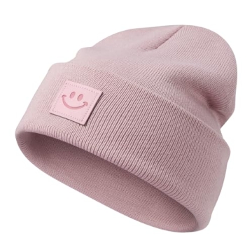 MaxNova Classic Baby Pink Beanie Ideal for Men Women