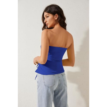 Stylish MISSACTIVER Strapless Tube Top for Women
