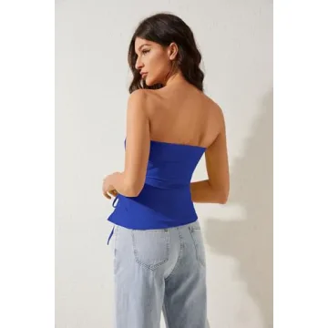 Stylish MISSACTIVER Strapless Tube Top for Women