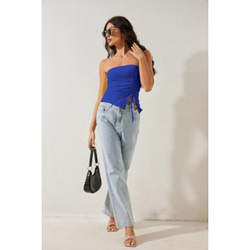 Stylish MISSACTIVER Strapless Tube Top for Women