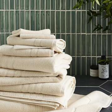 Brooklinen Super-Plush Turkish Cotton Bath Towel Set 4 Pack