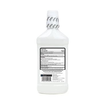 Amazon Basics Whitening Mouthwash, 16 Oz, Fresh Mint