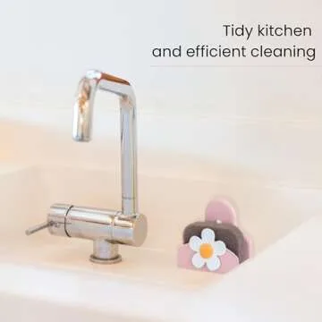Vigar Daisy Sponge Holder Eco-friendly Kitchen Organizer