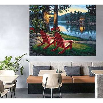 babeer Paint by Numbers for Adults and Kids - DIY Painting Kits for Home Decoration