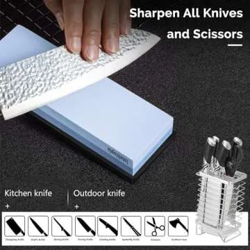 Intelitopia Knife Sharpening Stone Set for Home Cooks