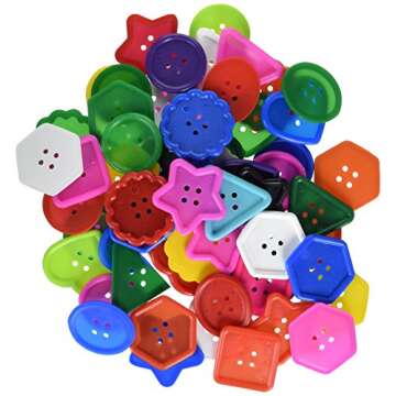 Roylco Really Big Buttons for Toddler Fun and Learning