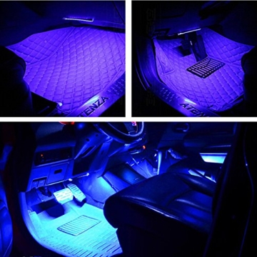 Car LED Strip Light Kit for Ambiance & Safety