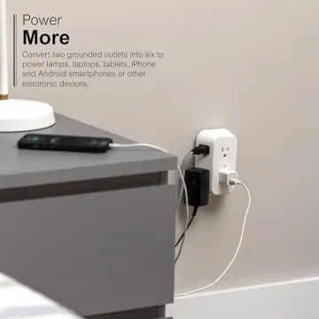 GE 50759 6 Outlet Extender - Effortlessly Power Devices