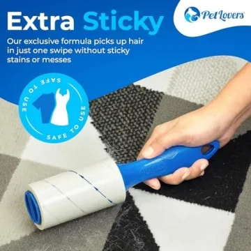 PetLovers Extra Sticky Lint Roller Set with 450 Sheets