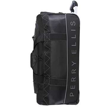 Perry Ellis 35" Rolling Duffel Bag Built for Durability